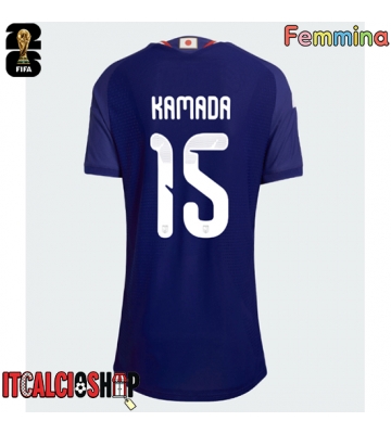 Giappone Daichi Kamada #15 Prima Maglia Femmina Mondiali 2026 Manica Corta